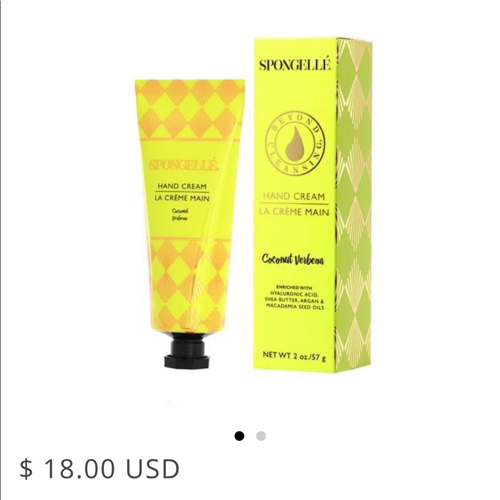 Spongelle hand cream